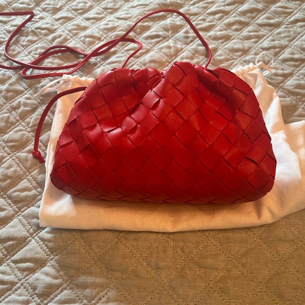 Lipstick colored bottega veneta  mini interaccio bag.Carried once.